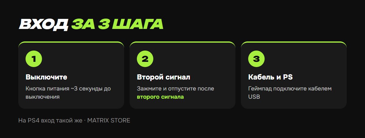 Вход в безопасный режим PS5