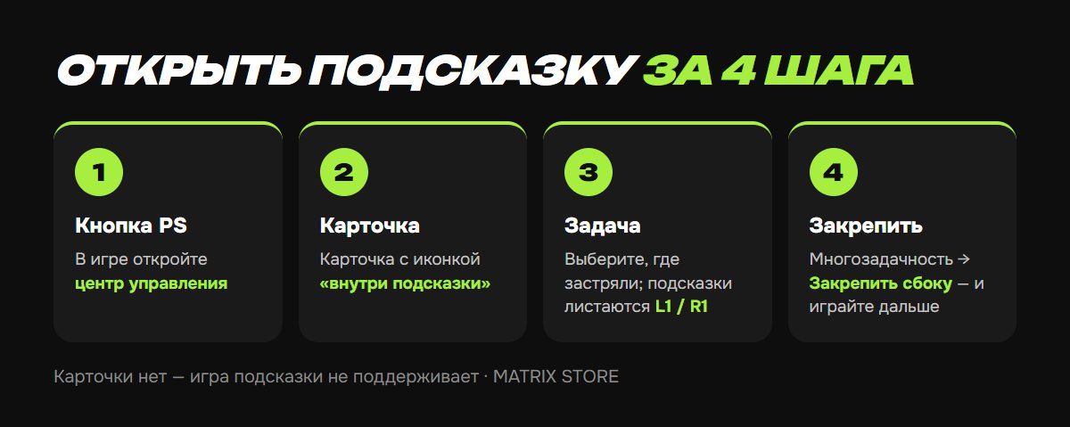 Как открыть подсказки к игре на PS5